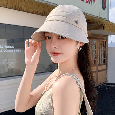 夏季大帽檐防晒透气女款鸭舌帽子