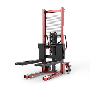 沪工手动堆高车液压升降搬运叉车1吨2吨地牛升高车加厚装卸车铲车