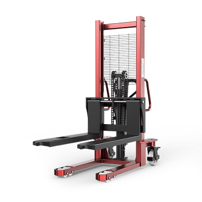 沪工手动堆高车液压升降搬运叉车1吨2吨地牛升高车加厚装卸车铲车