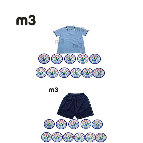 惠州市园洲镇小学生校服蓝色校服