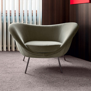 Ткань один стул нордический Роскошный гостиная Ponti Chair Molteni c дизайнер слиток Переговоры о приеме в чашах