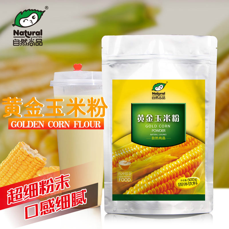 natural PREMIER gold Corn 500g Corn flour Corn juice Chongyin precooked and ready to be eaten solid Drinks drinks raw materialin the Coffee/Oatmeal/Chongyin , Lotus root starch/Oatmeal/Drink mixes , Tea , Pearl milk tea powder  category - from Buy2taobao.com to provide professional Taobao agent buy service