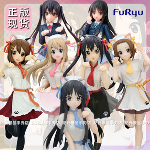 FURYU正版轻音少女手办中野梓平泽唯秋山澪田井中律TAITO桌面摆件