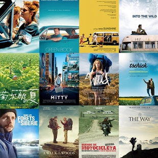 【公路旅行电影合集】绿皮书电影海报 房间装饰画芯桌面背景墙贴