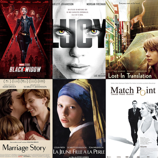 【斯嘉丽约翰逊电影海报】迷失东京/婚姻故事/超体海报画芯墙贴