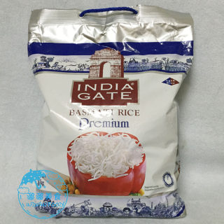 INDIAN FOOD印度大米 INDIA GATE BASMATI RICE 巴适马帝长米5Kg