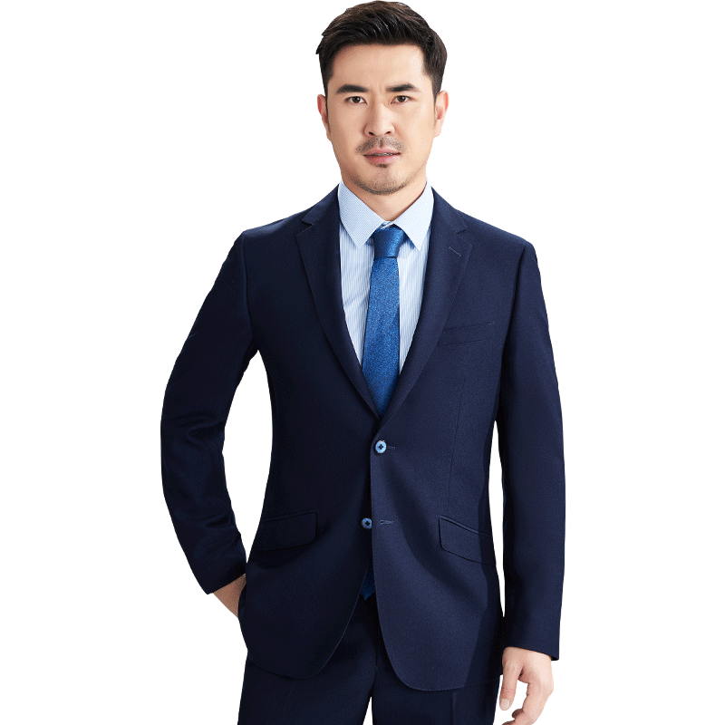 红都西装套装男士商务上班修身