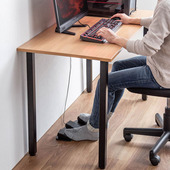 山野三瓦有线鼠标USB脚踏板鼠标脚键盘可定制三键游戏办公通用