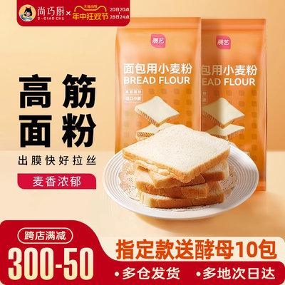 展艺500g烘焙专用面包粉吐司小麦