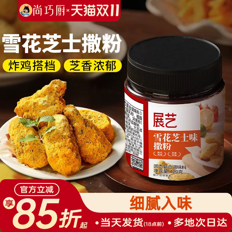展艺雪花芝士撒粉炸鸡芝士粉撒料
