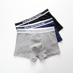 简约短裤 微瑕疵外贸男士 男生运动透气四角裤 棉舒适亲肤平角裤 内裤