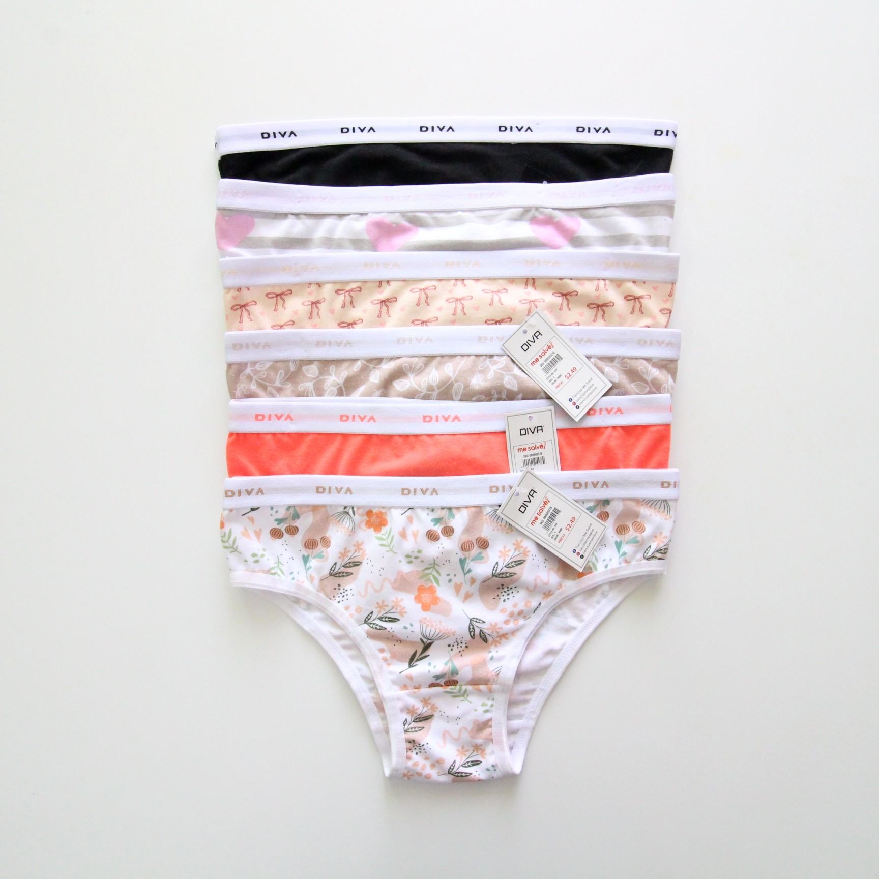 微瑕疵女士三角裤棉中低腰透气舒适多色花色内裤女生碎花亮色短裤,女士内衣/男士内衣/家居服,女三角裤,淘宝优惠券,粉丝福利购,淘宝优惠卷