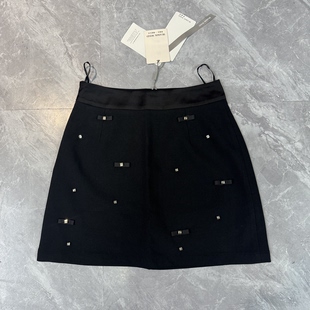 通勤OL时尚 夏新款 气质珠花显瘦百搭半身短裙女SE3806 h风 3.25季