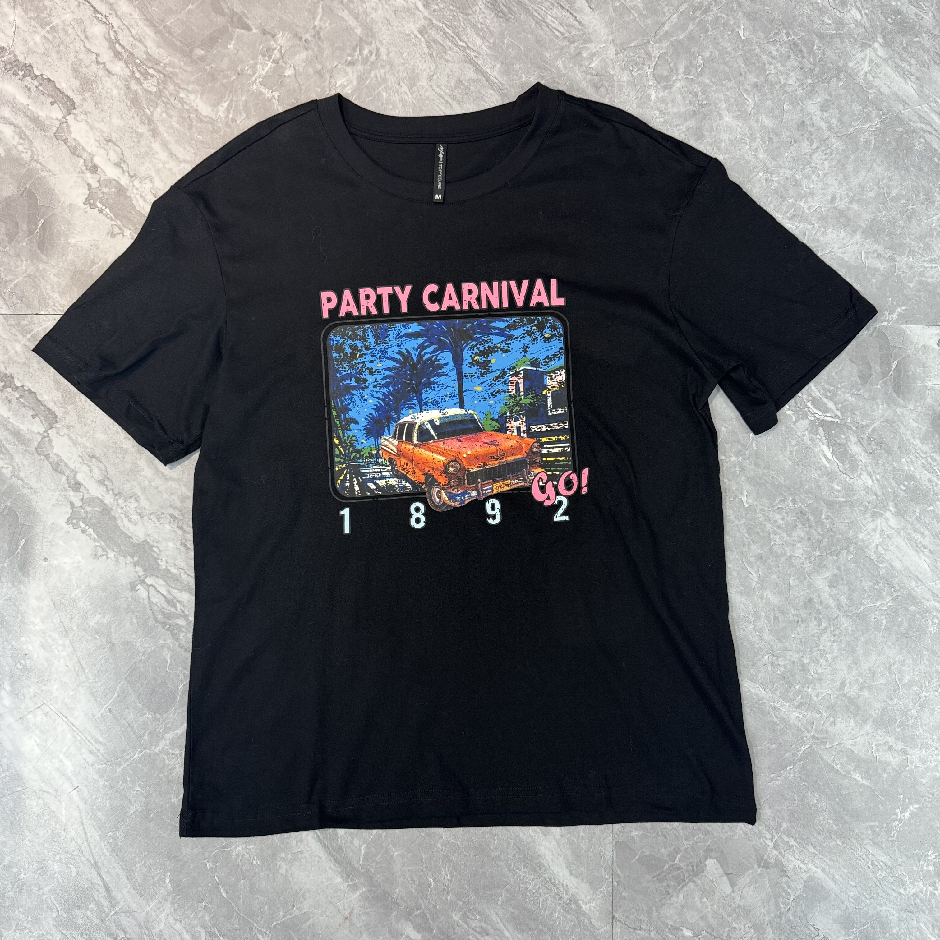 11.2笕s 春夏秋纯棉女装潮流复古街头字母印花宽松T恤