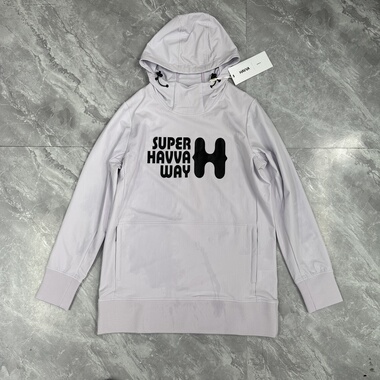 10.23H家 松弛感字母印花连帽卫衣宽松舒适女士上衣秋冬