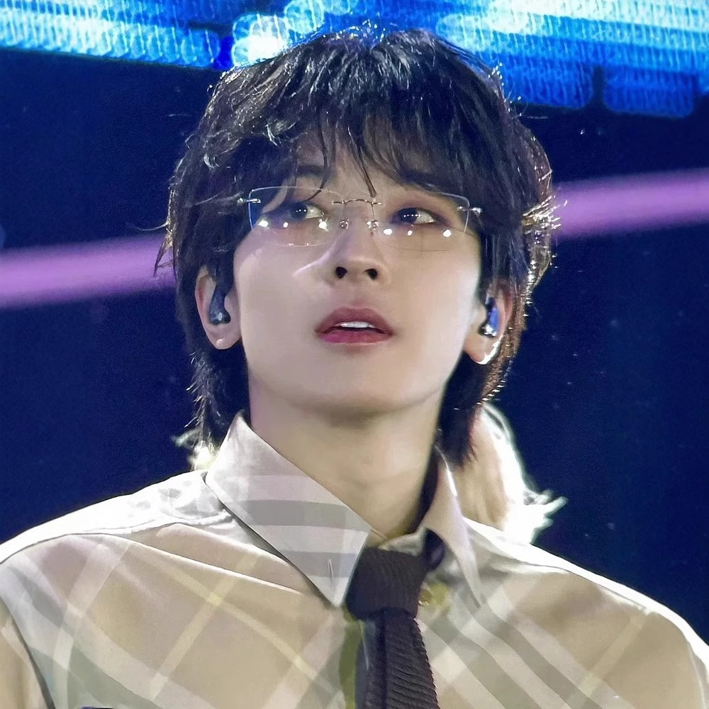 seventeen全圆佑同款超轻斯文感无框眼镜男款高级感近视无边框女