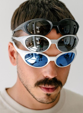 2025新款潮雪地运动墨镜女户外骑行护目镜防风欧美偏光太阳眼镜男