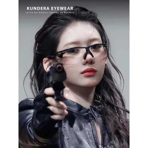 RORA李茶仁同款情侣自行车骑行眼镜户外ins墨镜女战士BABYMONSTER