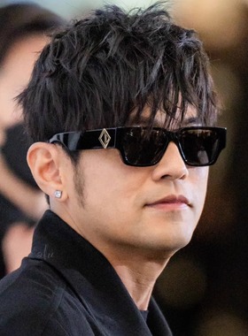 周杰伦同款墨镜男款高级感痞帅复古方形防紫外线近视太阳眼镜女款