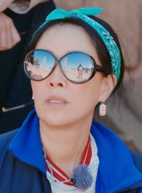 花儿与少年同心季那英同款太阳镜欧美夸张大框墨镜气质时尚网红