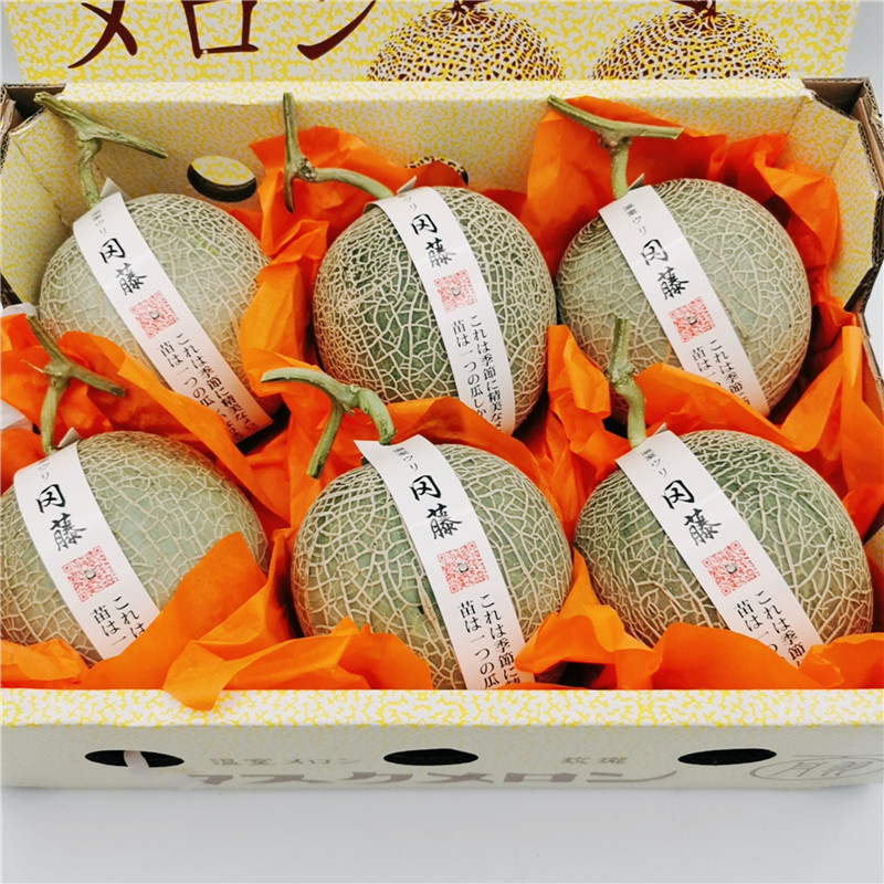 冈藤蜜瓜整箱6个礼盒装