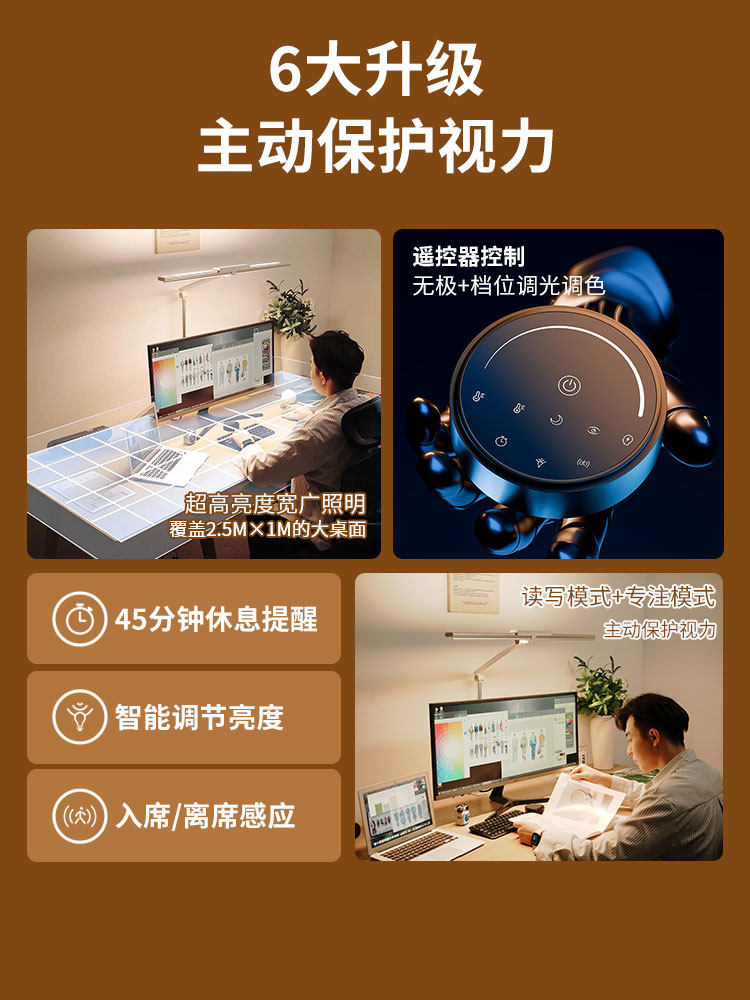 采购产品屏幕灯，电脑专用台灯，护眼工作灯，防近视书籍桌面，可