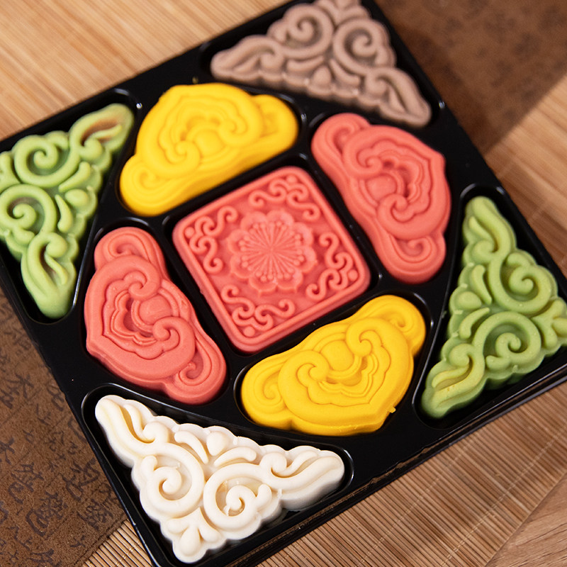 好吃的网红传统糕点零食绿豆糕孕妇健康精致点心特产美食早餐食品