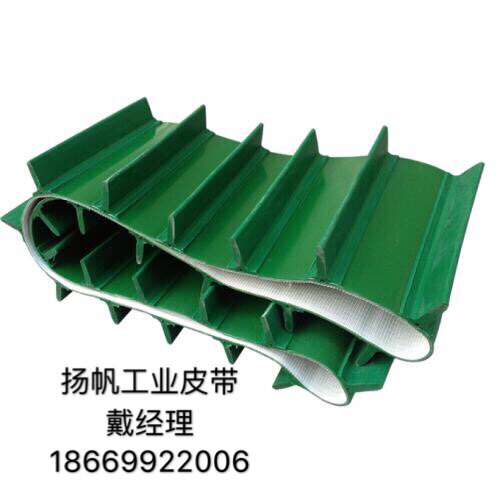 白色pvc运输草坪提升机工业皮带