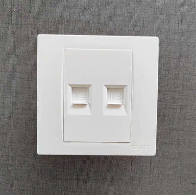 CHNTCAT686型6类网络插座双电脑