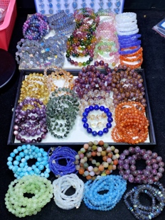 直播专拍 天然水晶彩宝首饰批发 超级七烟花碧玺坦桑石极光23