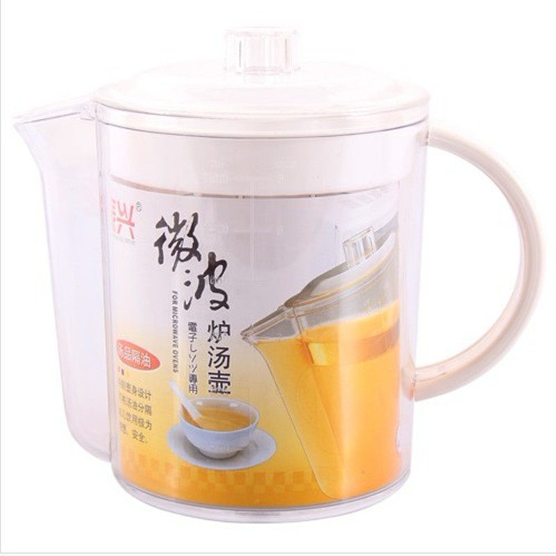 振兴 1500ML微波炉隔油汤壶健康浓汤分离油壶坐月子补汤去油壶