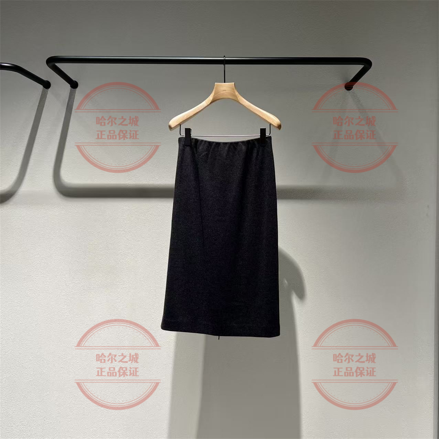 2PAD15040羊绒直筒半身裙