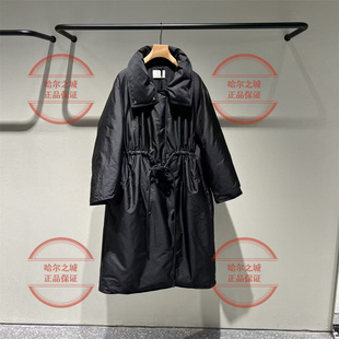 2PBC17470长款 2025冬新款 鹅绒服立领收腰羽绒服 LESS商场同款 速发