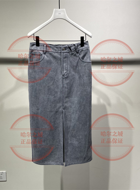 商场同款LESS2025年冬新款宽松设计感 中长款腰裙2P0D16780-2295