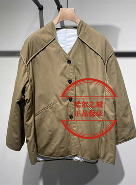 速发商场同款LESS 2025冬新款国内代购2PAC16910无领羽绒服2995