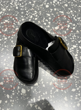 现货 专柜正品LESS2025秋新款厚底乐福鞋女复古半拖单鞋3P9M10290