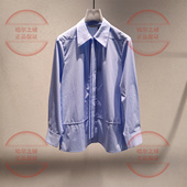 系带纯棉蓝衬衫 LESS女专柜正品 新款 2P9217540 国内代购 2025秋季