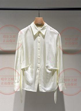 速发 LESS女装2026春商场同款长袖衬衫2Q2210040翻领衬衣 1995