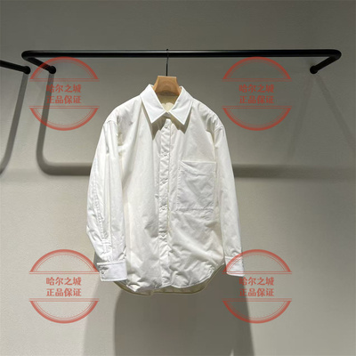 短款衬衫式羽绒服翻领保暖