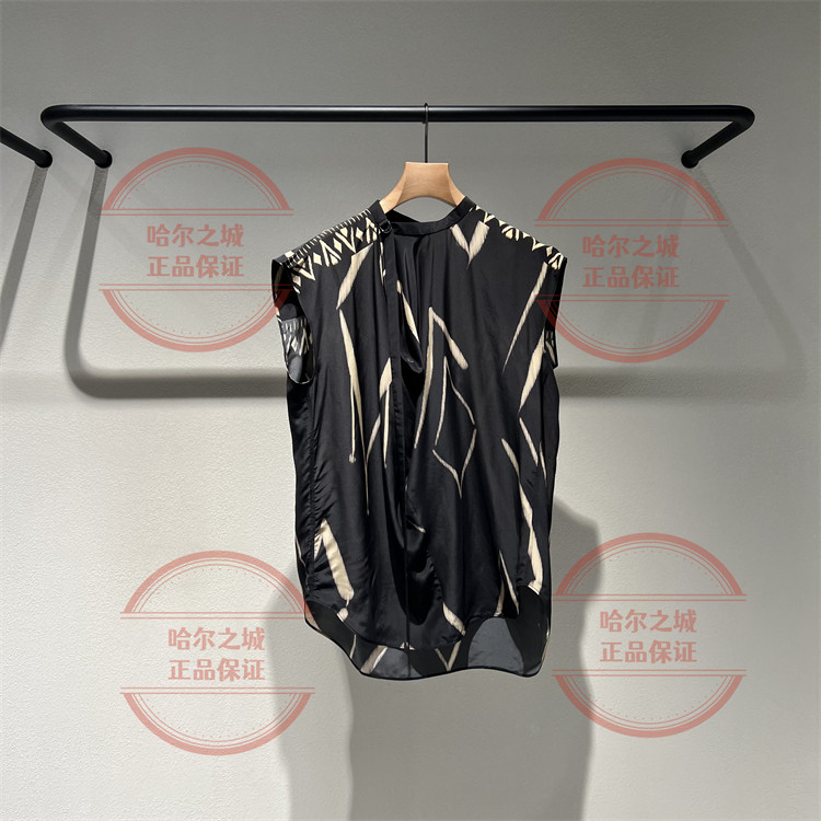 速发 LESS女装专柜正品2025秋季2P7214550无袖上衣衬衫 1795商场