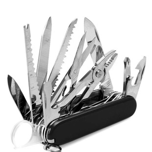 瑞士小刀17开户外多功能刀具防身折叠小刀水果刀工具刀 钓鱼迷你款