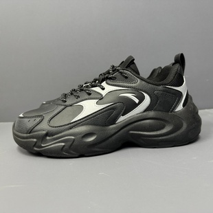 安踏行风老爹鞋男鞋春季复古厚底休闲鞋透气防滑运动鞋912438805