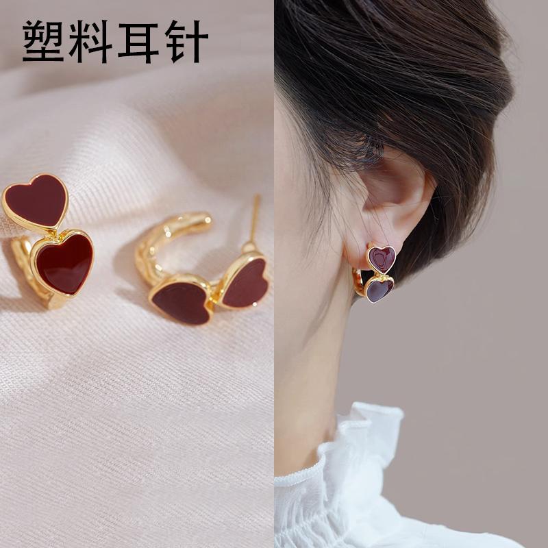 耳圈塑料树脂硅胶针新耳洞防过敏