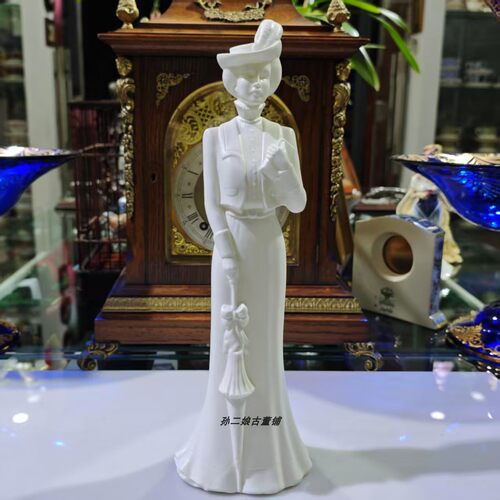英国Royal Worcester皇家伍斯特精骨瓷哑光素瓷《清晨》淑女瓷偶