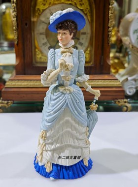 英国原产Wedgwood淑女瓷偶家居装饰摆件限量发行1000只中古珍稀
