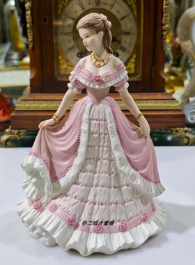 英国原产Wedgwood淑女瓷偶家居装饰摆件限量发行10000只中古珍稀