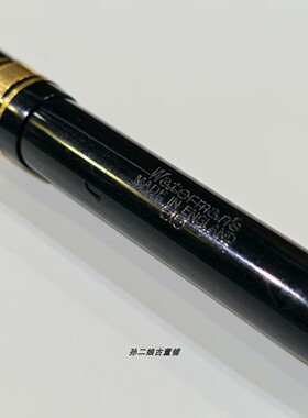 西洋收藏英国原产Waterman威迪文14K黄金笔尖钢笔墨水签字笔中古
