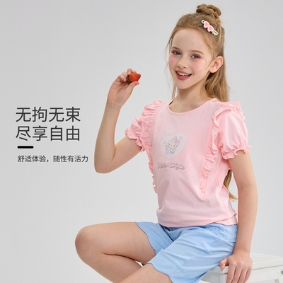 HelloKitty休闲卡通短袖T恤