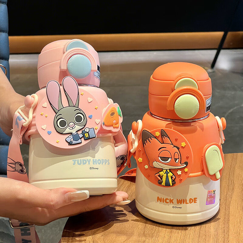 迪士尼儿童保温杯316女大容量可爱吸管水杯小学生高颜值便携水杯,婴童用品,儿童水杯,淘宝优惠券,粉丝福利购,淘宝优惠卷