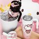 hellokitty冰霸杯巨无霸办公室保温杯大容量手提吸管水杯900mL